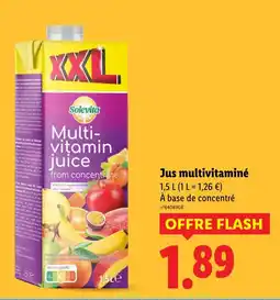 Lidl Solevita Jus multivitaminé offre