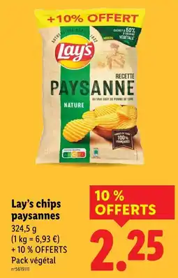 Lidl Lay's Chips paysannes offre