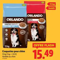 Lidl ORLANDO Croquettes pour chien offre