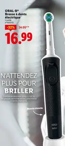 Lidl ORAL-B Brosse à dents électrique offre