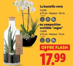 Lidl La bouteille verte offre
