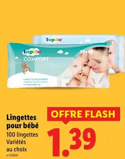 Lidl LUPILU Lingettes pour bébé offre