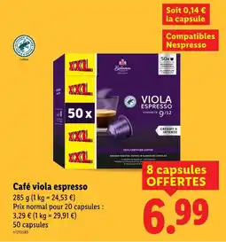 Lidl Bellarom Viola Espresso offre