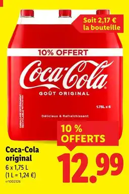 Lidl Coca-Cola original offre