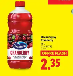 Lidl Ocean spray cranberry offre