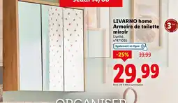 Lidl LIVARNO HOME Armoire de toilette miroir offre