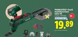 Lidl PARKSIDE Outil multifonction sans fil offre