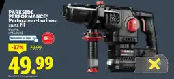 Lidl PARKSIDE PERFORMANCE Perforateur-burineur sans fil offre