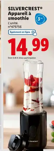 Lidl SILVERCREST Appareil à smoothie offre
