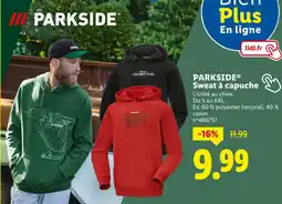 Lidl PARKSIDE Sweat à capuche offre