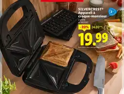Lidl SILVERCREST Appareil à croque-monsieur offre