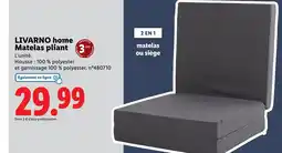 Lidl LIVARNO Matelas pliant offre