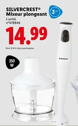Lidl SILVERCREST Mixeur plongeant offre