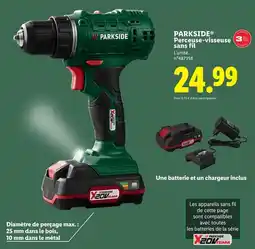 Lidl PARKSIDE Perceuse-visseuse sans fil offre