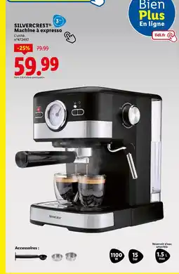 Lidl Silvercrest Machine à expresso offre