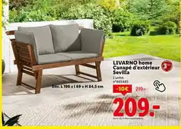 Lidl LIVARNO HOME Canapé d’extérieur sevilla offre