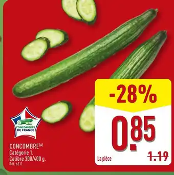 ALDI Concombre offre