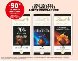 Super U Lindt Excellence offre