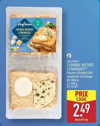 ALDI 2 croque-bistrot 3 fromages offre