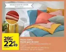 Carrefour Sofia - parure sofa offre