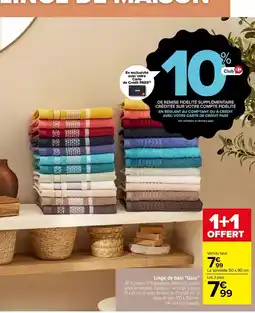 Carrefour Gaia - linge de bain offre