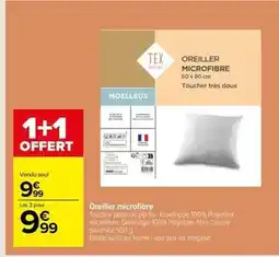 Carrefour Tex - oreiller microfibre offre