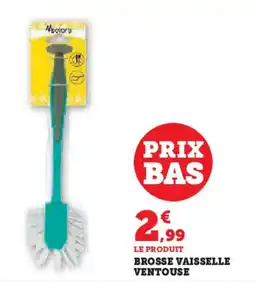 Hyper U Brosse vaisselle ventouse offre