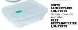 Hyper U Plat rectangulaire pyrex offre