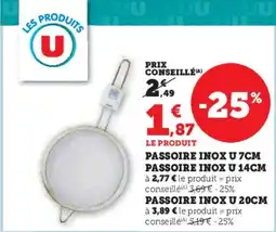 Hyper U Passoire inox u offre