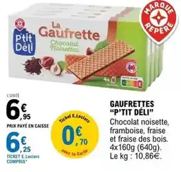 E.Leclerc Leader price - gaufrettes offre