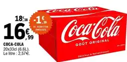 E.Leclerc Coca cola - 20x33cl offre