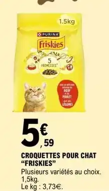 E.Leclerc Friskies - croquettes pour chat offre