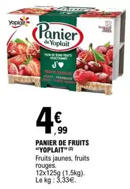 E.Leclerc Yoplait - panier de fruits offre