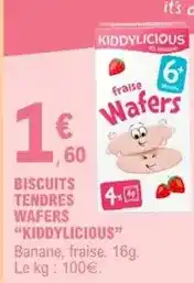 E.Leclerc Biscuits tendres wafers offre