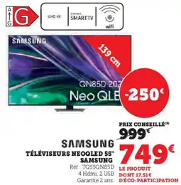 Hyper U Téléviseurs neoqled 55" samsung offre