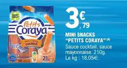 E.Leclerc MINI SNACKS “PETITS CORAYA” offre