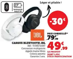 Hyper U Casque bluetooth jbl offre
