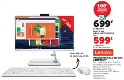 Hyper U Ordinateur all in one lenovo 27" offre