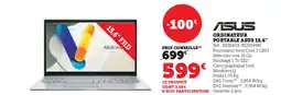 Hyper U Ordinateur portable asus 15,6" offre