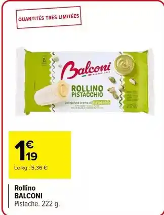Carrefour Drive Balconi - rollino offre