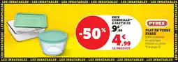 Bi1 Plat en verre pyrex offre