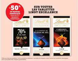 Bi1 Sur toutes les tablettes lindt excellence offre