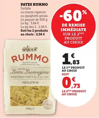 Bi1 Pates rummo offre