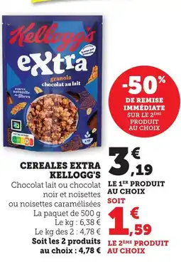 Bi1 Cereales extra kellogg's offre