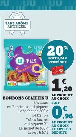 Bi1 Bonbons gelifies u offre