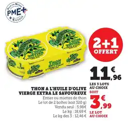 Bi1 Thon a l'huile d'olive vierge extra le savoureux offre
