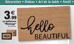 Bazarland La paillasson offre