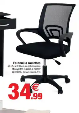 Bazarland Fauteuil à roulettes offre