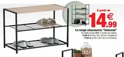 Bazarland Le range-chaussures Colorado offre