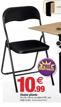 Bazarland Chaise pliante offre